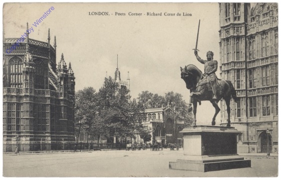 London, Poets Corner, Richard Coeur de Lion