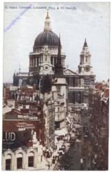 London, Ludgate Hill & St. Paul's