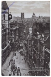 London, The Royal Progress, Approaching Temple Bar where the King & Queen entered the City