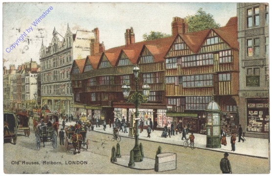 London, Old Houses, Holborn