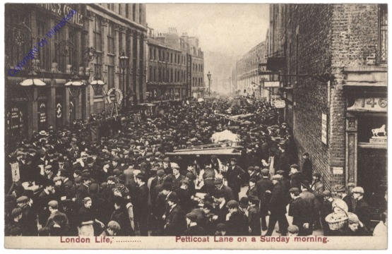 London, Petticoat Lane on a Sunday morning