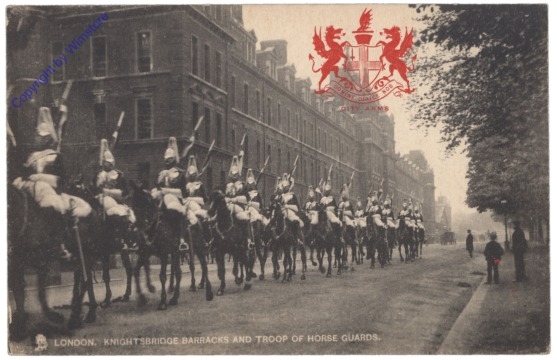 London, Knightsbridge Barracks and Troop of Horse Guards