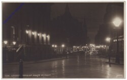 London, Mansion House at night