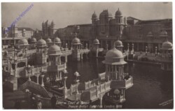 London, Lake in Court of Honour, Franco-British Exhibition, London 1908