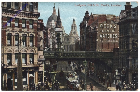 London, Ludgate Hill & St. Paul's