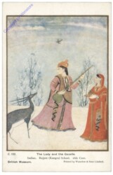 London, British Museum, The Lady and the Gazelle