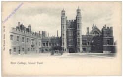 London, Eton College School Yard