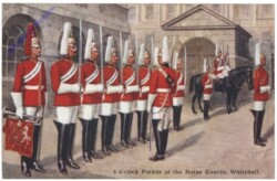London, 4 o'clock Parade at the Horse Guards, Whitehall
