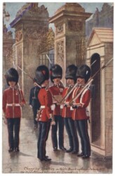 London, Changing Sentries outside Buckingham Palace