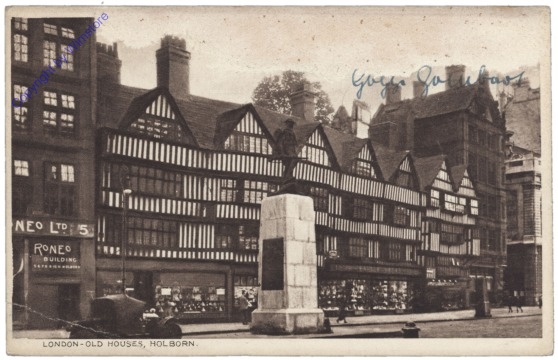 London, Old Houses, Holborn