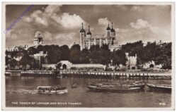 London, The Tower of London and River Thames