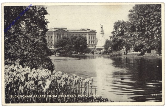 London, Buckingham Palace from St. James's Park