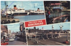 ak142010 Birkenhead, Multiansicht