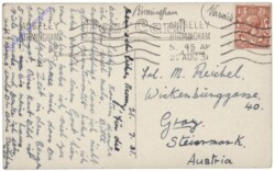 Birmingham, The Old "Golden Lion" from Across the Lake Cannon Hill Park