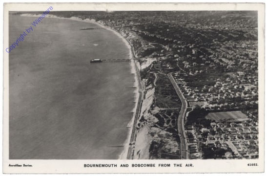 Bournemouth, and Boscombe from the air