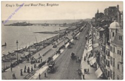 ak142054 Brighton, King's Road and West Pier