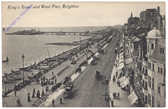 Brighton, King's Road and West Pier