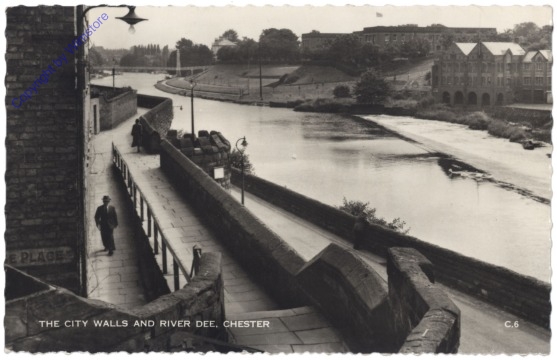 Chester, The City Walls and River Dee