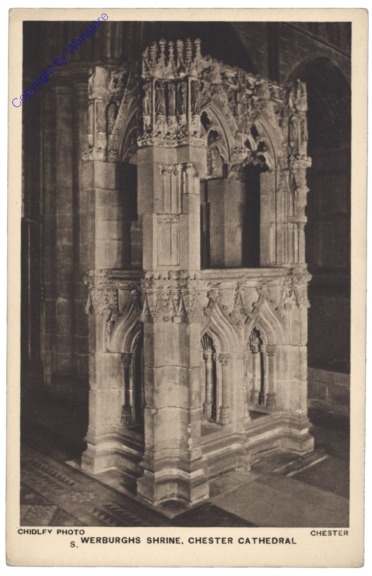 Chester, Werburghs Shrine, Chester Cathedral