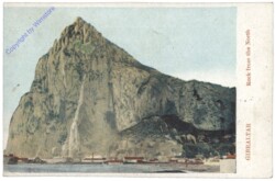 Gibraltar, Rock from the North
