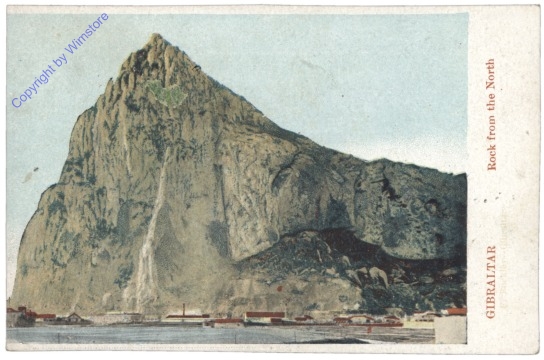 Gibraltar, Rock from the North