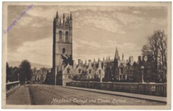 Oxford, Magdalen College and Tower