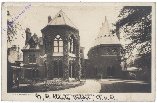 Oxford, Union Society, General view