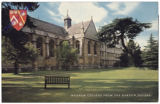 Oxford, Wadham College from the Garden