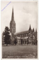 Salisbury, Cathedral from N.W.