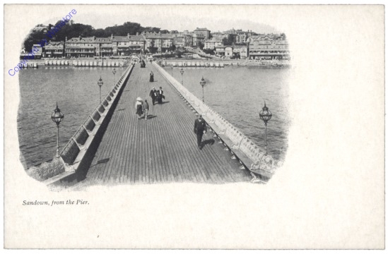 Sandown, from the pier