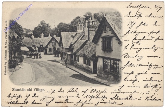Isle of Wight, Shanklin, old Village