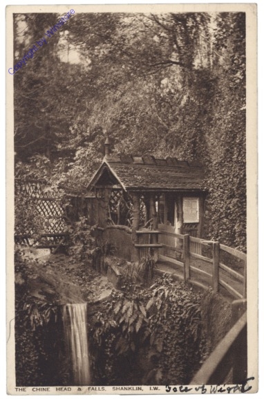 Isle of Wight, Shanklin, The Chine Head & Falls