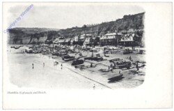 Isle of Wight, Shanklin, Esplanade & Beach