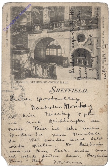 Sheffield, Warble Staircase, Town Hall