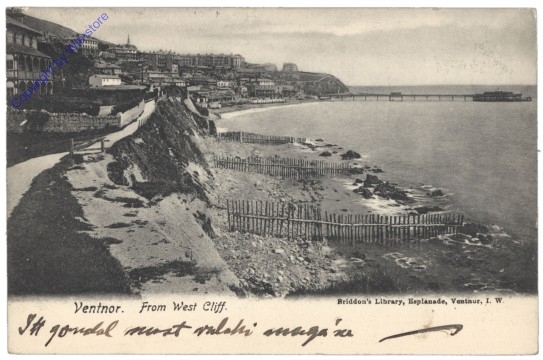 Isle of Wight, Ventnor, From West Cliff