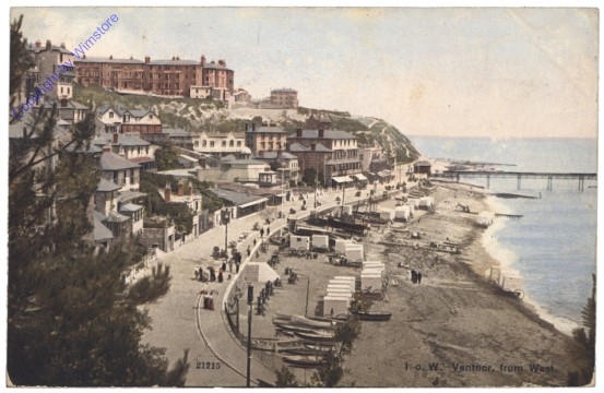 Isle of Wight, Ventnor, from West