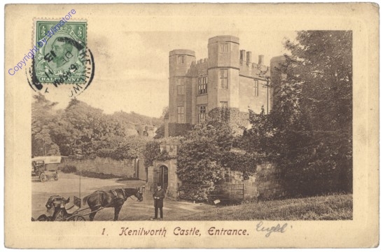 Warwickshire, Kenilworth Castle, Entrance
