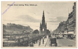 Edinburgh, Princes Street looking West