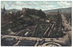 Edinburgh, The Castle and Princes Street Gardens