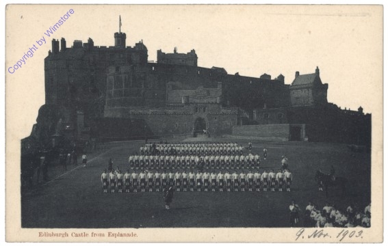 Edinburgh, Castle from Esplanade