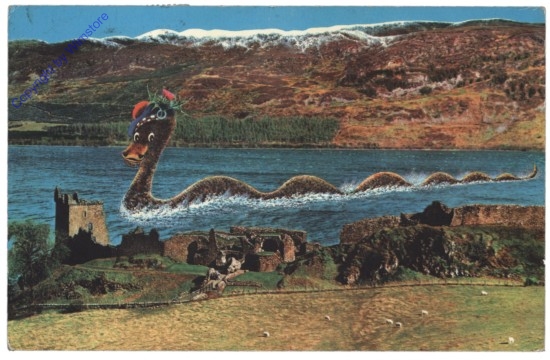 Inverness, Loch Ness Monster at Castle Urquhart
