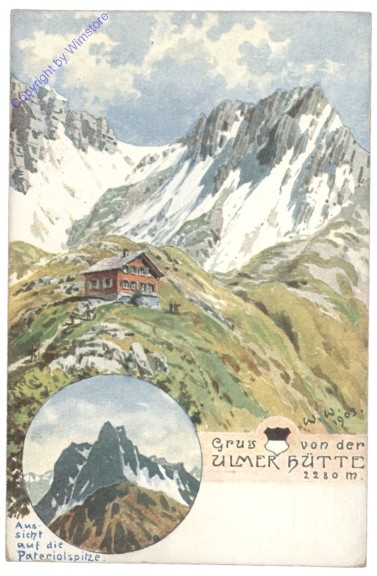 Gruss von der Ulmer Hütte