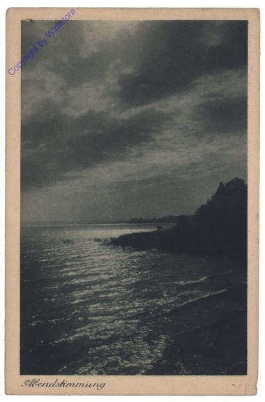 Friedrichshafen, Abendstimmung, Am Bodensee, Am Ufer Manzell-Fischbach