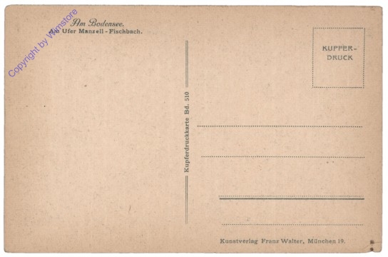 Friedrichshafen, Abendstimmung, Am Bodensee, Am Ufer Manzell-Fischbach