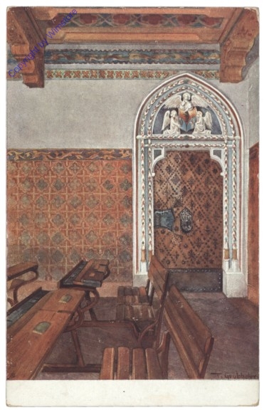 Berndorf, Schulen in Berndorf, Lehrzimmer im gotischen Stile