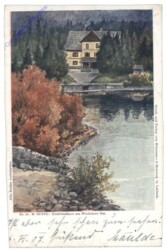 Bohinj, Touristenhaus am Wocheiner See