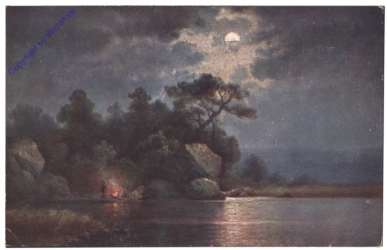 Lagerfeuer am Ufer
