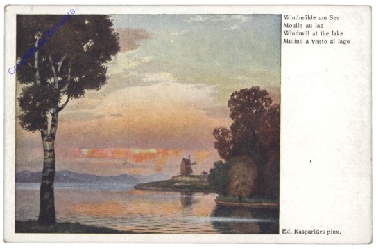 Windmühle am See