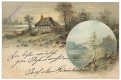 Häuschen am See