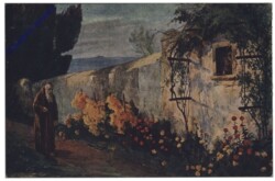 Mönch im Klostergarten